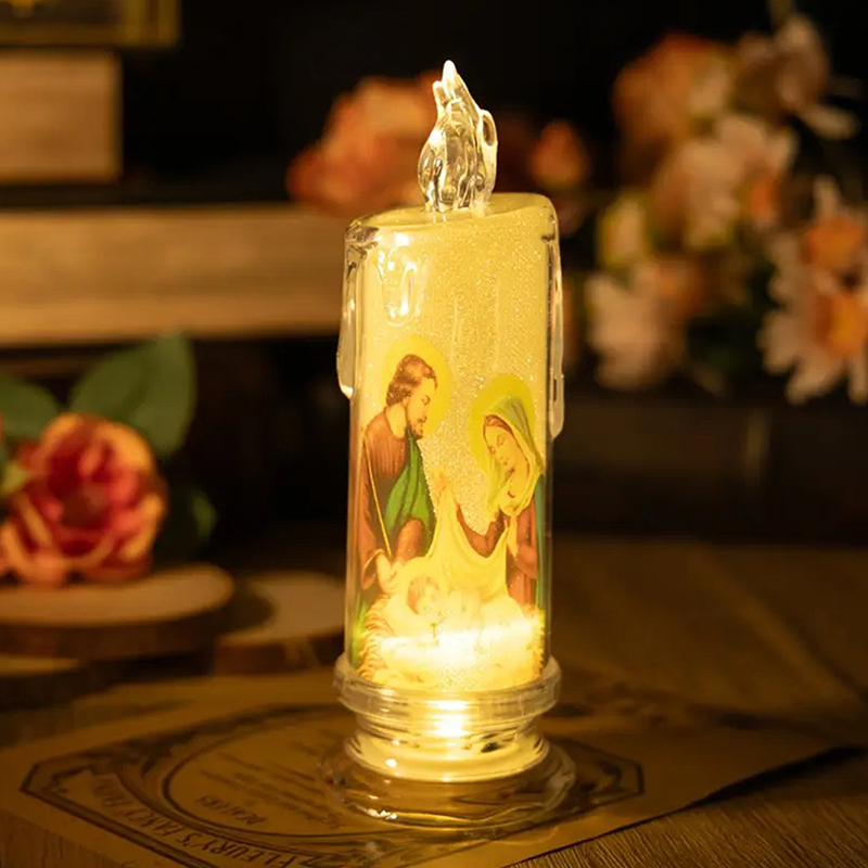 Lighting Decoration Ideas - Jesus virgem cristo led vela lâmpada