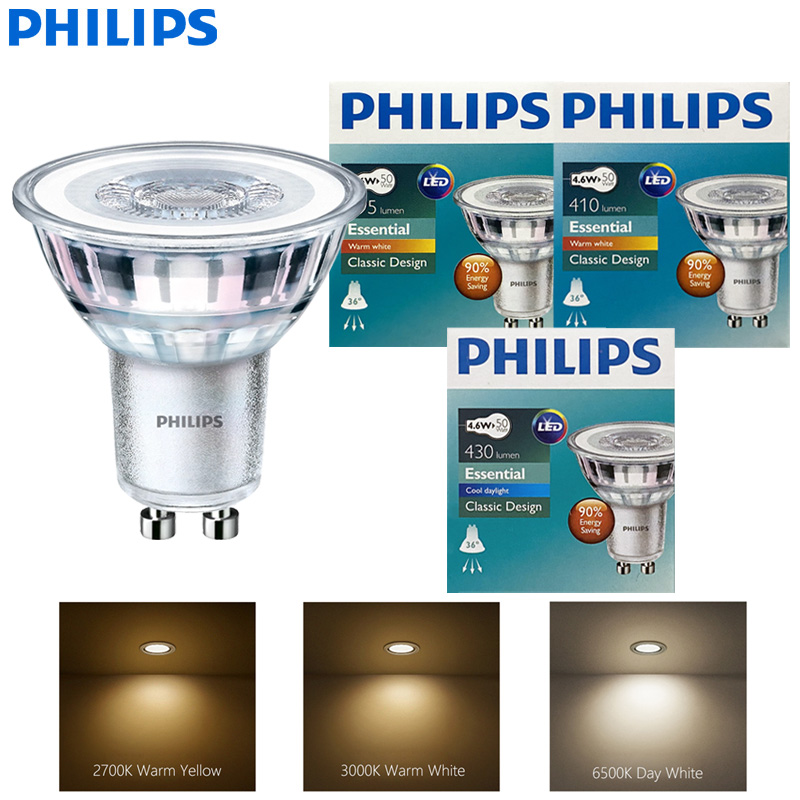 Philips Bulb Led Classic - Luminária LED de foco PHILIPS GU10