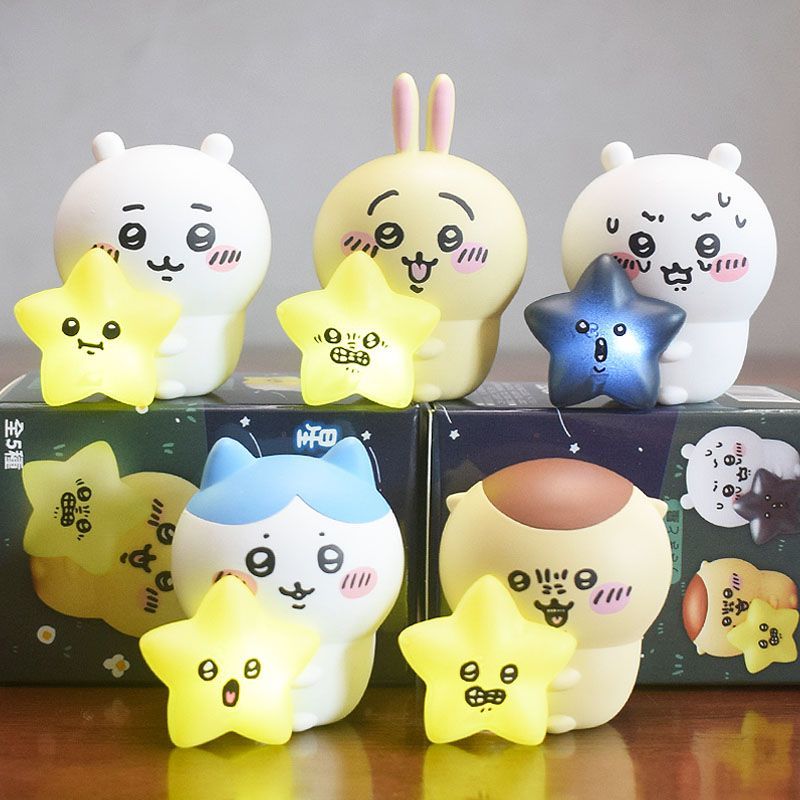 Lighting Decoration Ideas - Luminária Noturna Estrela Brilhante Kawaii Hachiware