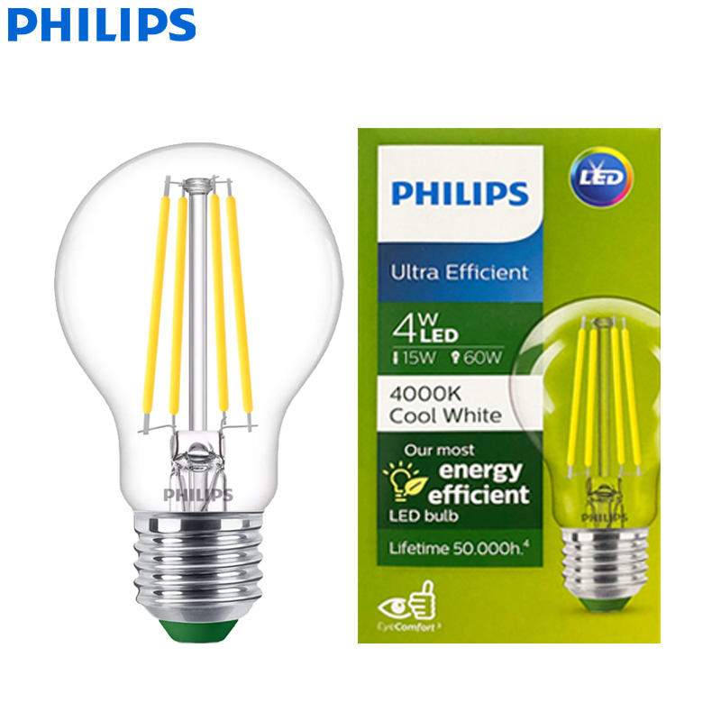 Philips Bulb Led Classic - Lâmpada LED de Filamento Ultra Eficiente