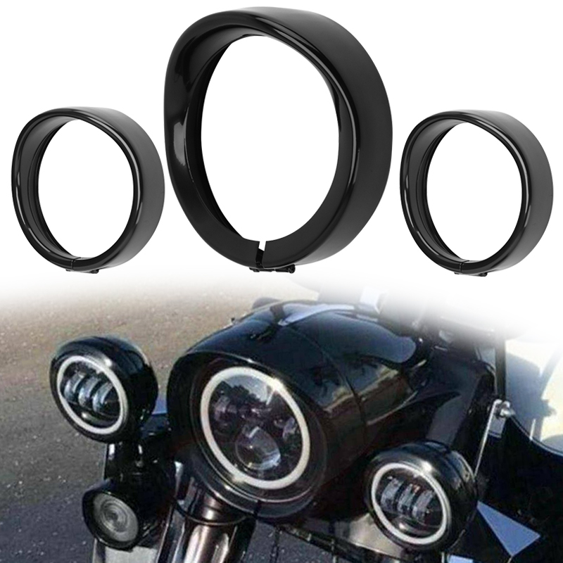 Lighting Visual - LED farol anel para motocicleta, luz