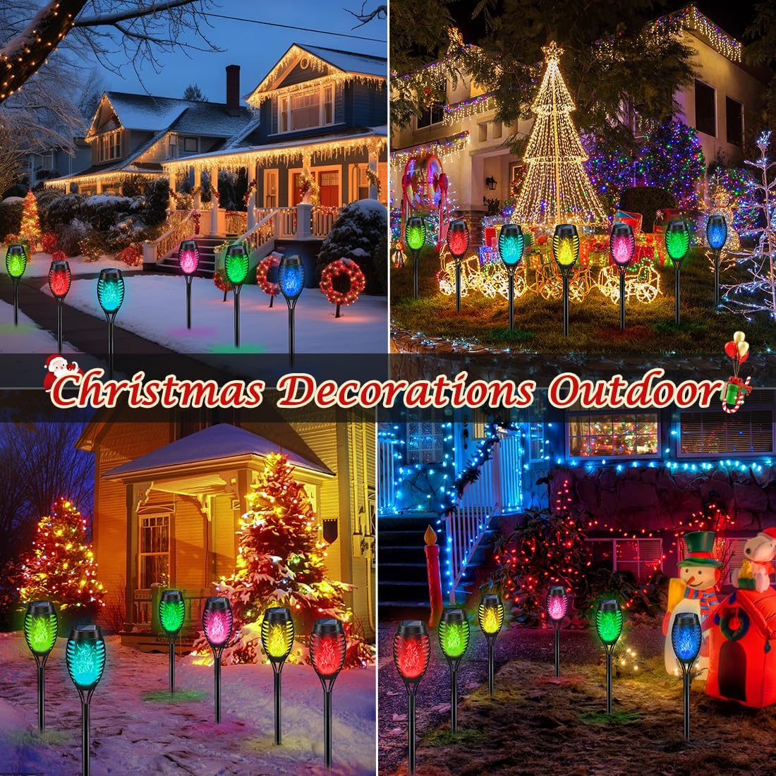 Luzes de Natal solares para de - Lighting Christmas Decor avaliação e preço