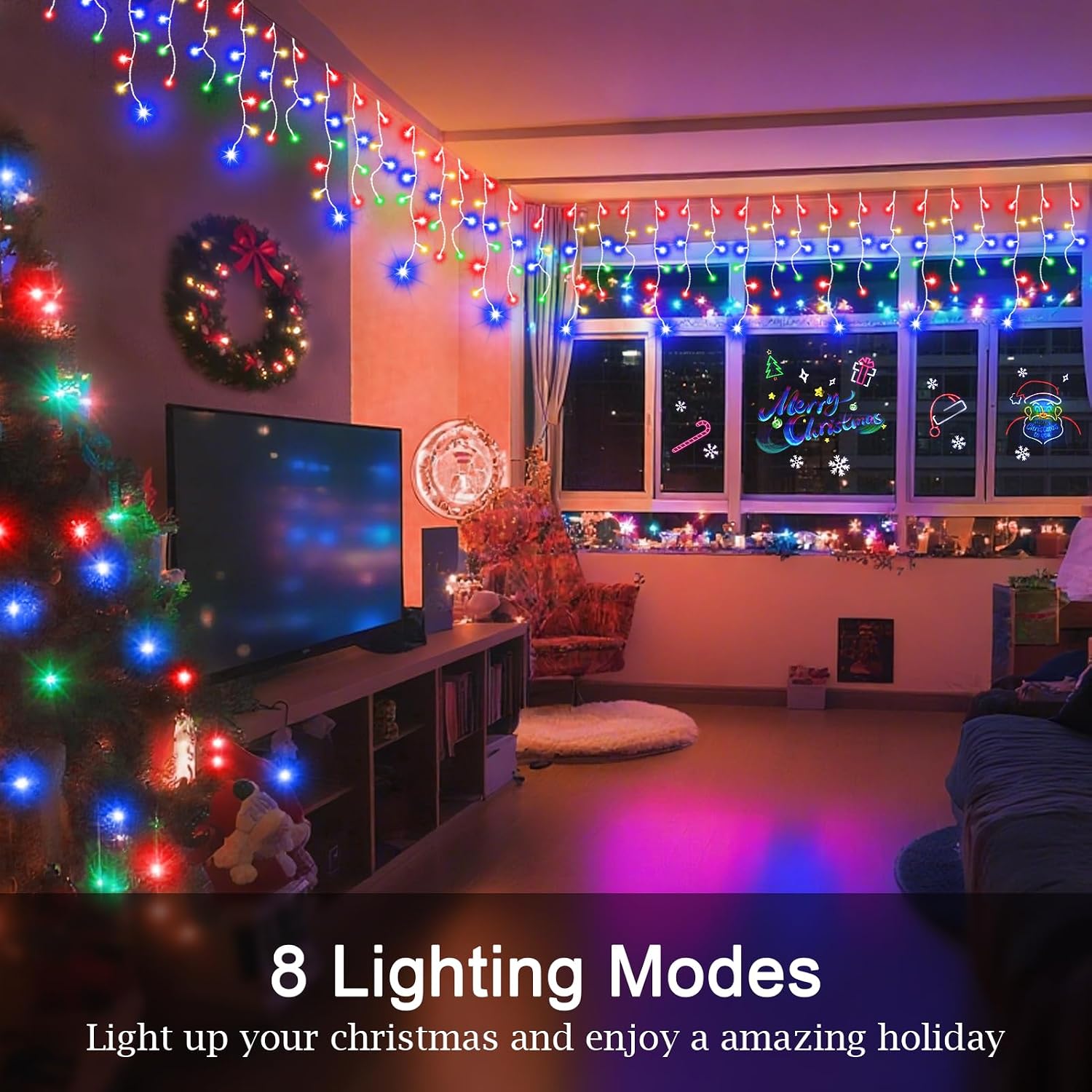 1280 luzes de Natal em formato - Lighting Christmas Decor avaliação e preço