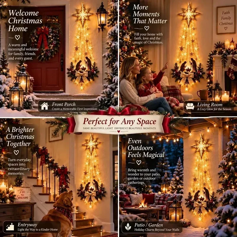 Natal de Belém/* Decoração de  - Lighting Decoration Ideas avaliação e preço