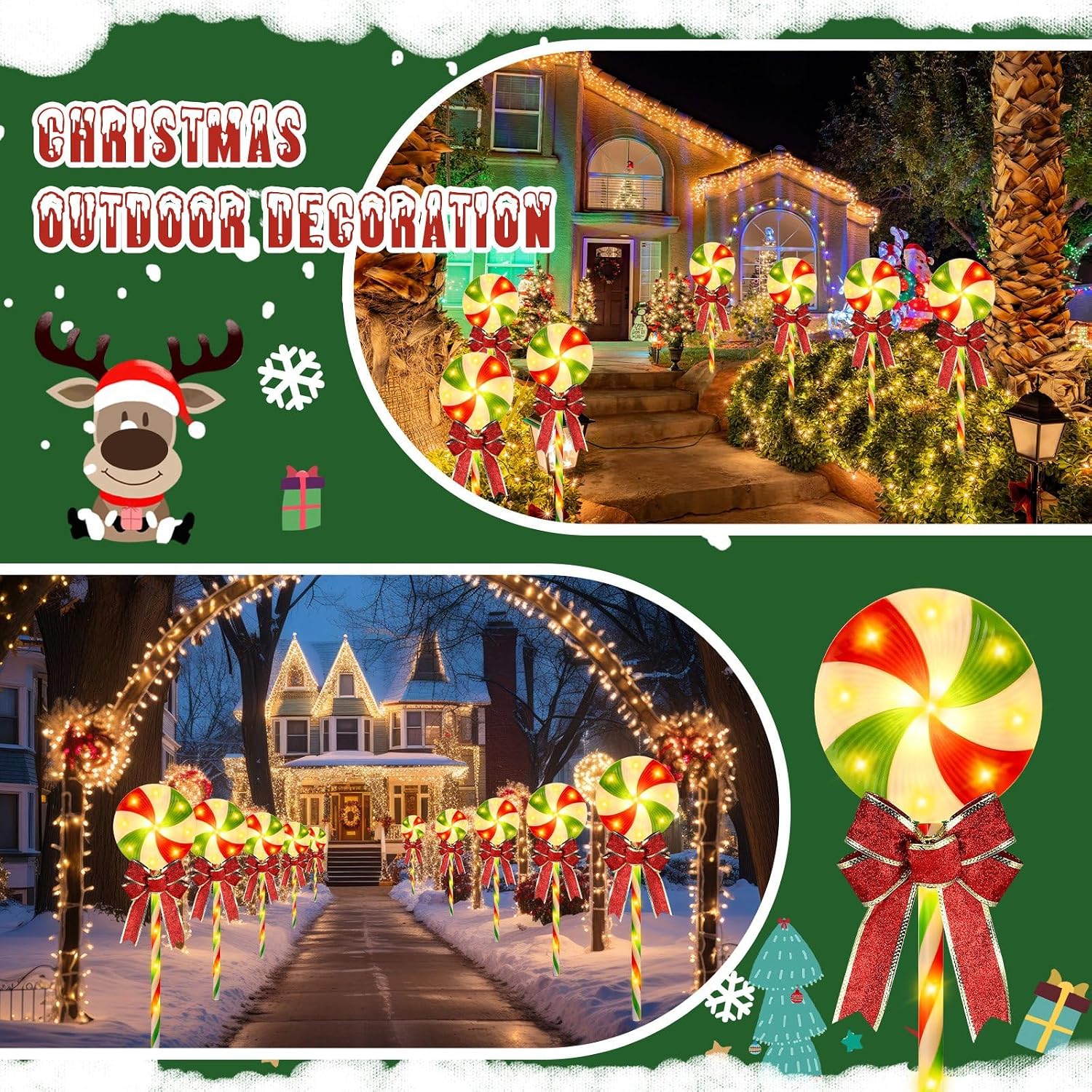 Luzes decorativas para caminho - Lighting Christmas Decor avaliação e preço