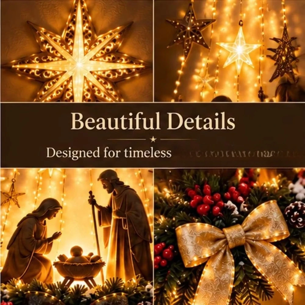 Estrela de Belém da Fé, Decora - Lighting Decoration Ideas avaliação e preço
