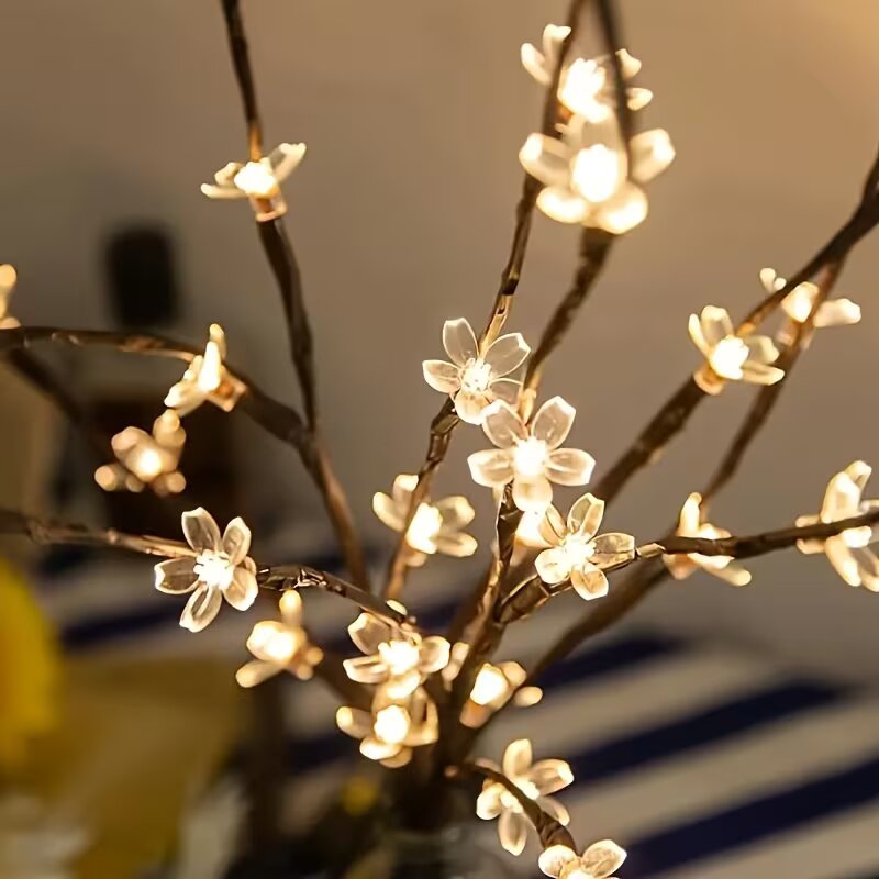 Luzes de ramo de cerejeira com - Lighting Decoration Ideas avaliação e preço