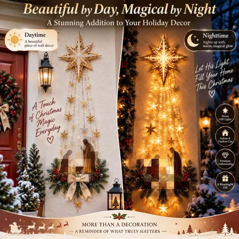 Ornamento de parede LED Estrel - Lighting Christmas Decor avaliação e preço